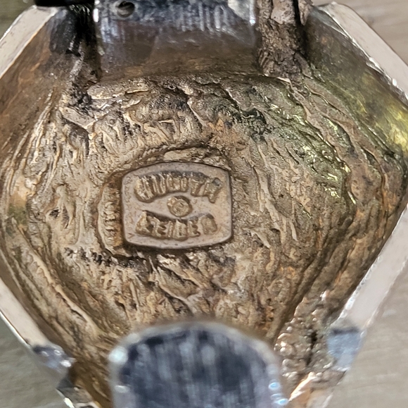 Judith Leiber Vintage 80s Silvertone Double Coil Belt With An Art Deco Buckle - Picture 13 of 13